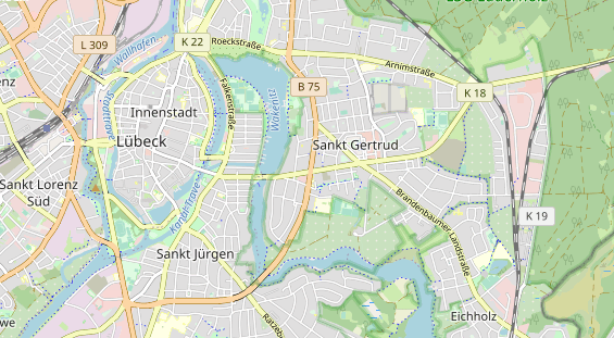 KFZ Werkstatt auf Karte