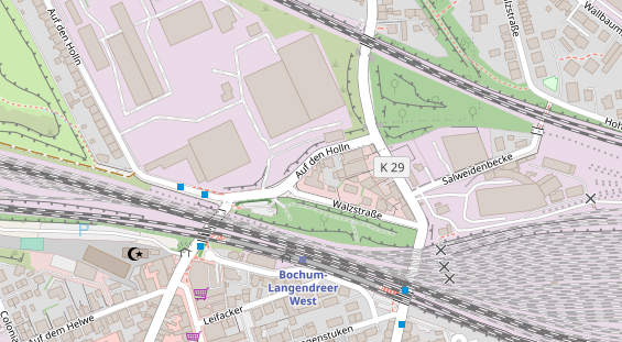 KFZ Werkstatt auf Satellitenbild