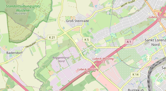 KFZ Werkstatt auf Karte