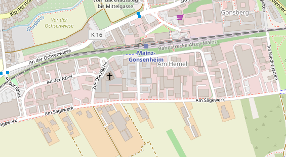 KFZ Werkstatt auf Satellitenbild