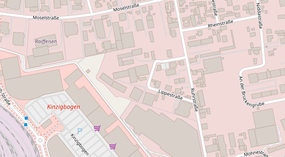 KFZ Werkstatt auf Satellitenbild