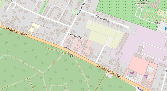 KFZ Werkstatt auf Satellitenbild