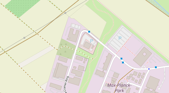 KFZ Werkstatt auf Satellitenbild
