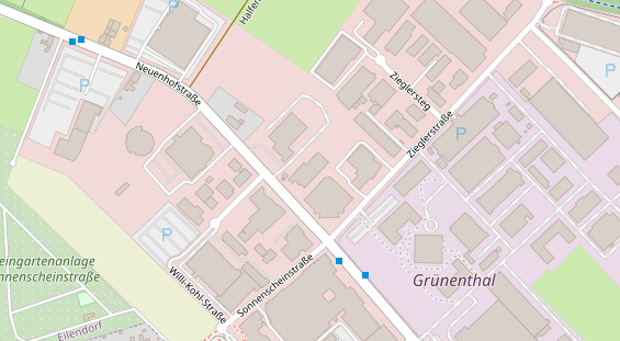 KFZ Werkstatt auf Satellitenbild