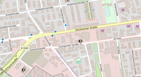 KFZ Werkstatt auf Satellitenbild