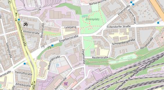KFZ Werkstatt auf Satellitenbild