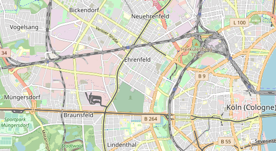KFZ Werkstatt auf Karte