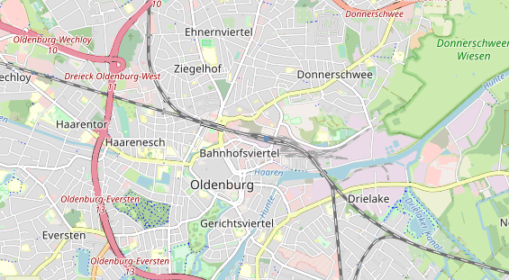 KFZ Werkstatt auf Karte