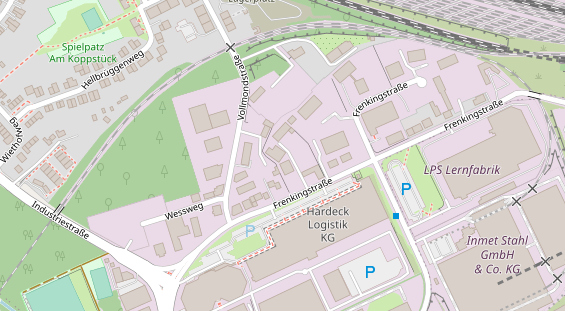 KFZ Werkstatt auf Satellitenbild