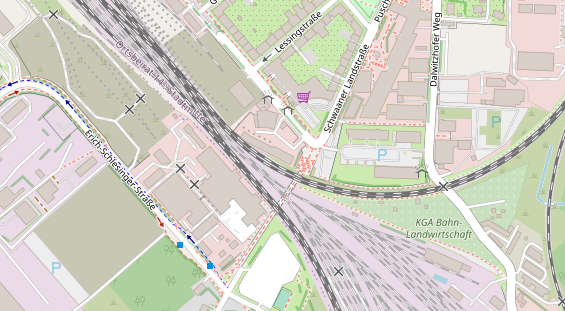 KFZ Werkstatt auf Satellitenbild