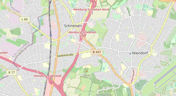 KFZ Werkstatt auf Karte