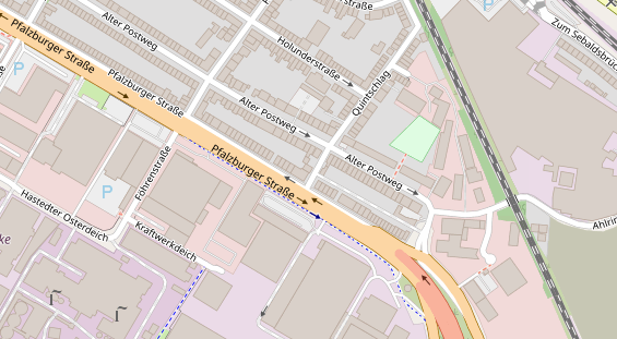 KFZ Werkstatt auf Satellitenbild