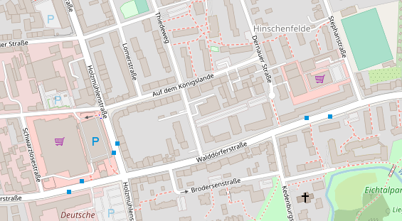 KFZ Werkstatt auf Satellitenbild