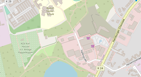 KFZ Werkstatt auf Karte