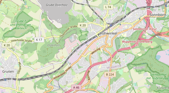 KFZ Werkstatt auf Karte