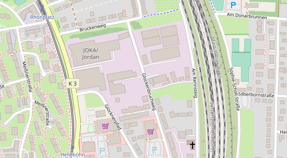 KFZ Werkstatt auf Satellitenbild