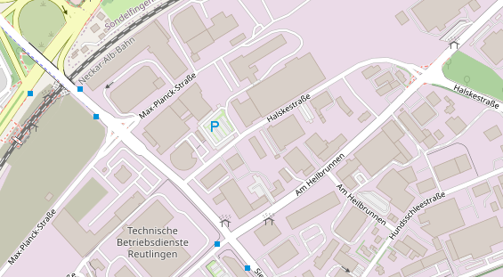 KFZ Werkstatt auf Satellitenbild