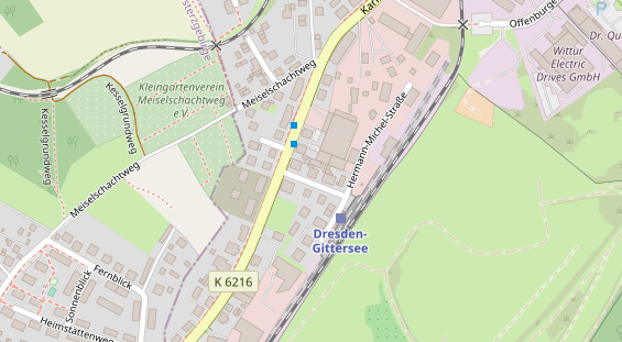 KFZ Werkstatt auf Satellitenbild