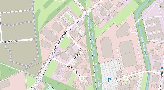 KFZ Werkstatt auf Satellitenbild