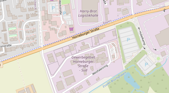 KFZ Werkstatt auf Satellitenbild