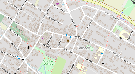 KFZ Werkstatt auf Satellitenbild