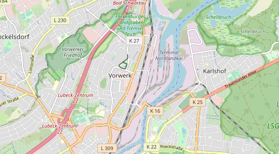 KFZ Werkstatt auf Karte