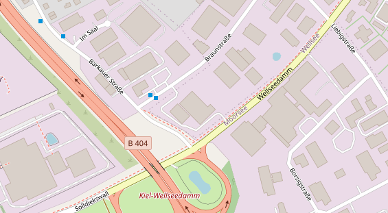 KFZ Werkstatt auf Satellitenbild