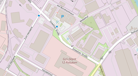 KFZ Werkstatt auf Satellitenbild