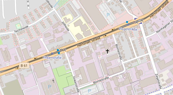 KFZ Werkstatt auf Satellitenbild