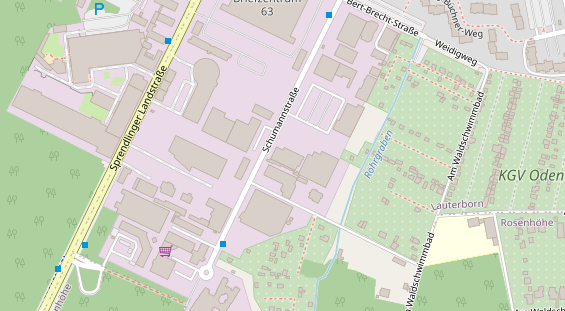 KFZ Werkstatt auf Satellitenbild