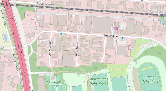KFZ Werkstatt auf Satellitenbild