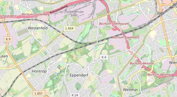 KFZ Werkstatt auf Karte