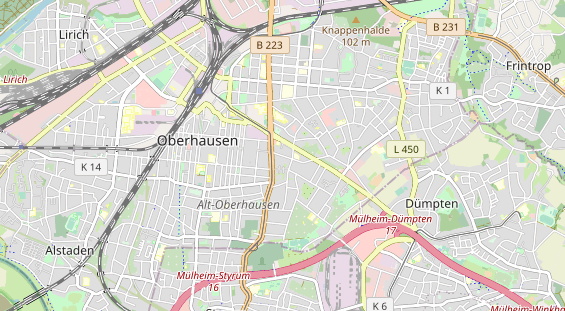 KFZ Werkstatt auf Karte