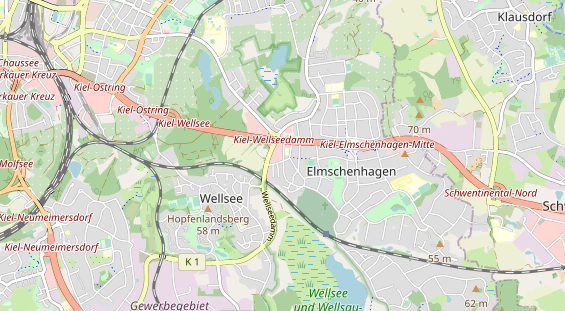 KFZ Werkstatt auf Karte