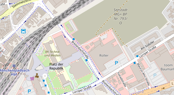 KFZ Werkstatt auf Satellitenbild