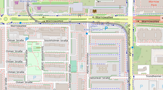 KFZ Werkstatt auf Satellitenbild