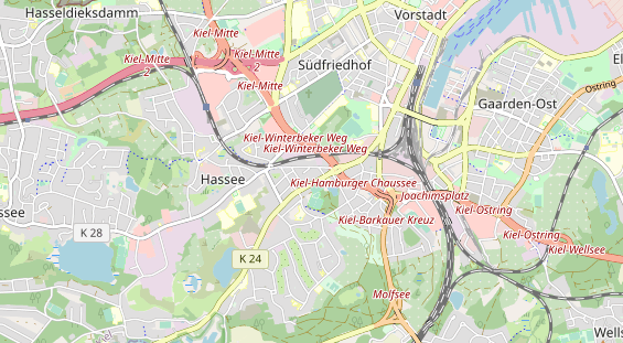 KFZ Werkstatt auf Karte