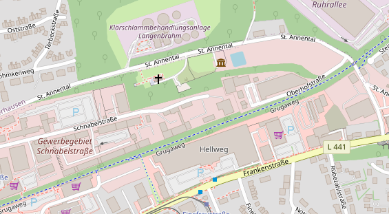 KFZ Werkstatt auf Satellitenbild