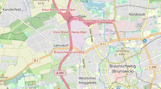 KFZ Werkstatt auf Karte