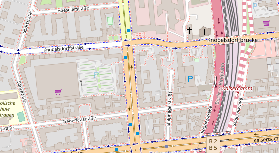 KFZ Werkstatt auf Satellitenbild