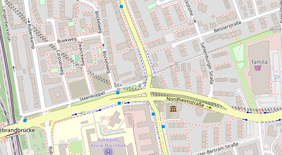 KFZ Werkstatt auf Satellitenbild