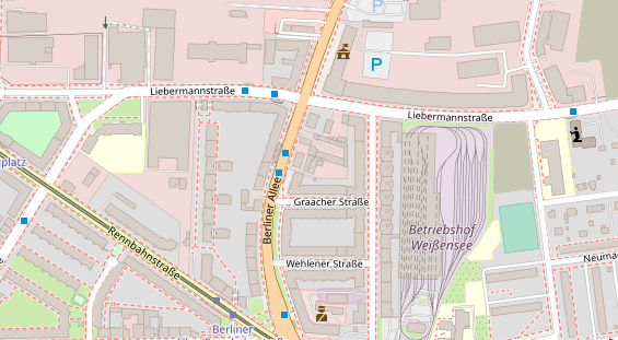 KFZ Werkstatt auf Satellitenbild
