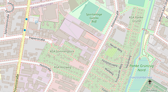 KFZ Werkstatt auf Satellitenbild