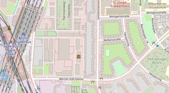 KFZ Werkstatt auf Satellitenbild