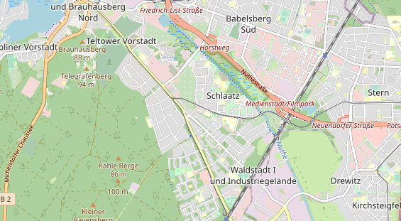 KFZ Werkstatt auf Karte