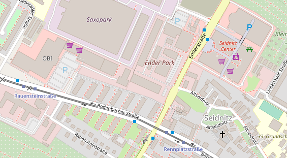 KFZ Werkstatt auf Satellitenbild