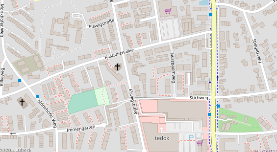 KFZ Werkstatt auf Satellitenbild