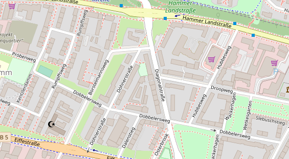 KFZ Werkstatt auf Satellitenbild