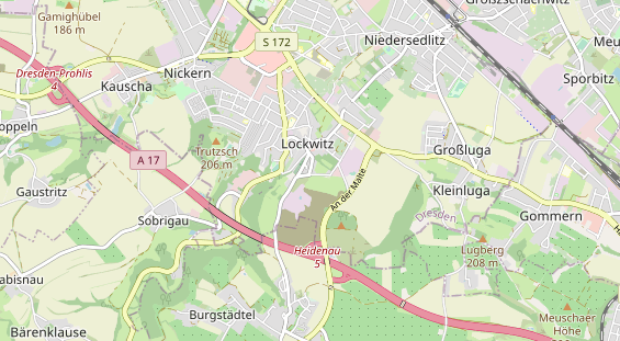 KFZ Werkstatt auf Karte