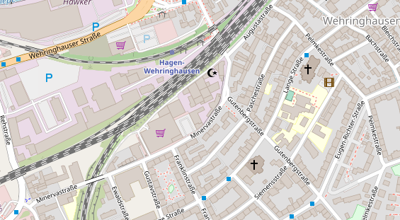 KFZ Werkstatt auf Satellitenbild